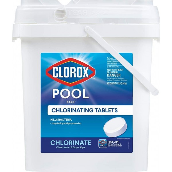 Clorox Pool&Spa Active99 3” Chlorinating Tablets 12 lb.