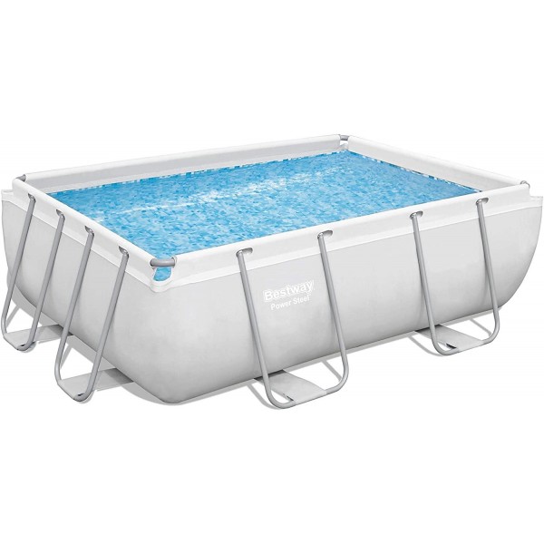 Bestway 56631E Power Steel Above Ground Swimming Pool, 9'3