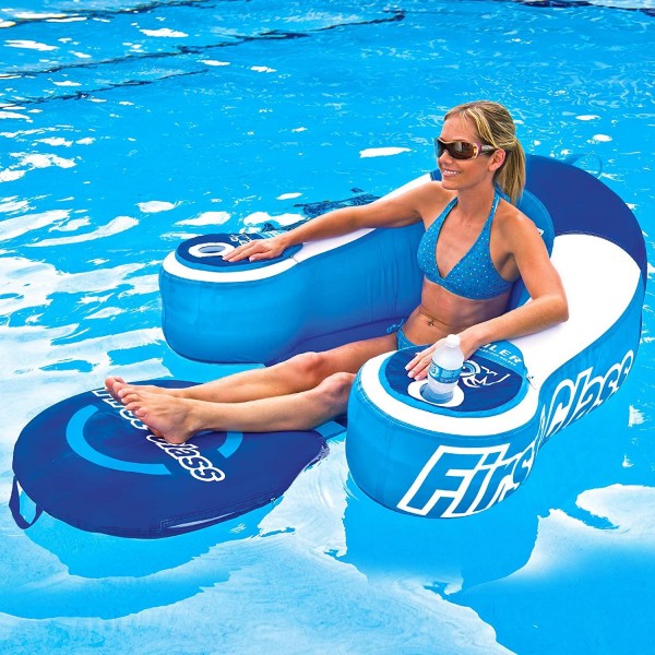 WOW World of Watersports First Class Lounge 1 Person Inflatable Lounge, 11-2030