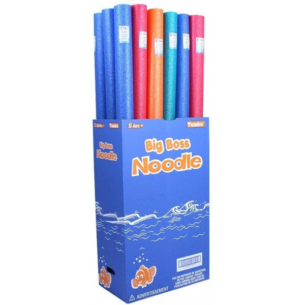 Pool Mate Premium Extra-Large Swimming Pool Noodles, Assorted Colors 21-Pack