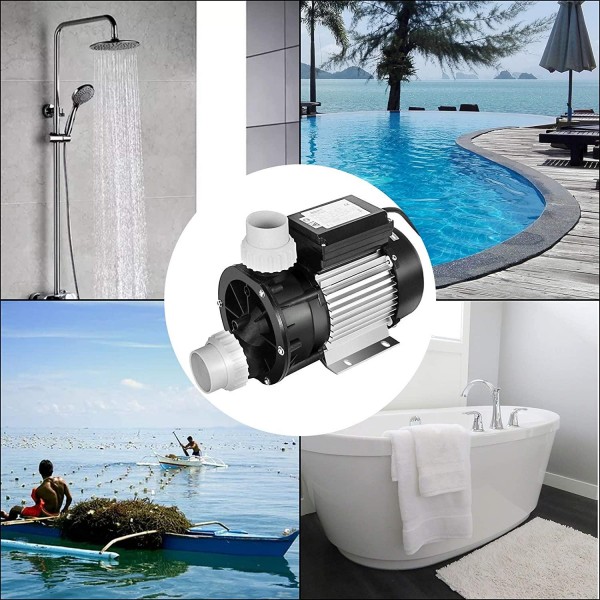 Happybuy Swimming Pool Pump 1hp 110v Hot Tub 0.75 Kw Water Circulation Spa Above GroundPool
