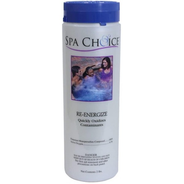 SpaChoice 472-3-3041-02 Re-Energize Hot Tub Shock, 2-Pack