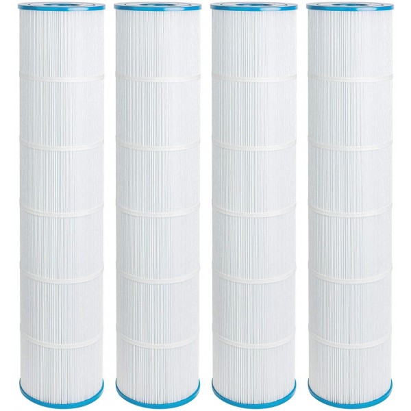Future Way Pool Filter Compatible with Pentair CCP520, Pleatco PCC130-PAK4, High Flow & Easy to Clean, 4Pack