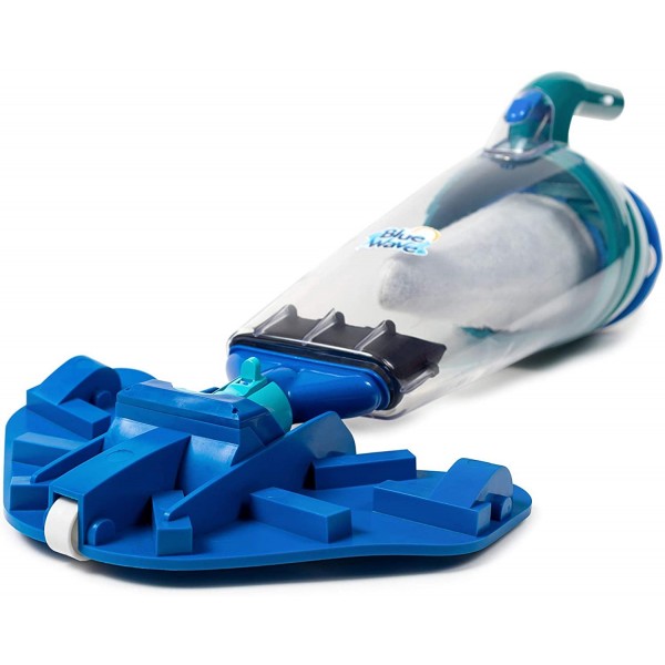 Blue Wave NE9872 Pool Blaster Fusion PV-10 Hand-Held Lithium Cleaner with 10.5” Scrub Brush Head
