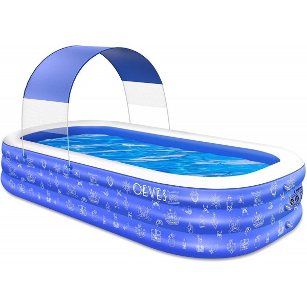 Inflatable Swimming Pool for Kids and Adults, 120