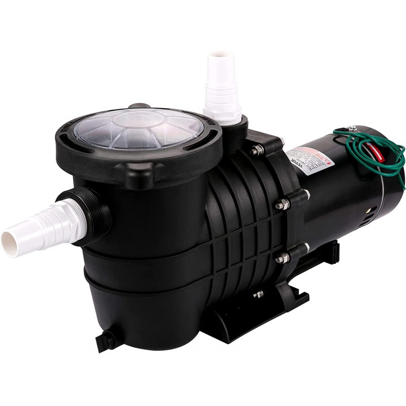 Swimming Pool Pump PureBy J11501 1.5HP Powerful 4800GPH Dual Voltage 115/230V w/ Voltage Switch 