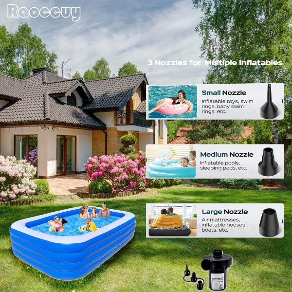 Raoccuy Swimming Pool for Kids and Adults - Above Ground Pool 120
