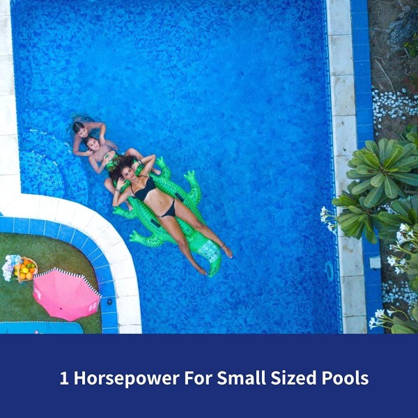 Pool Pump by Blue Torrent, 1 HP Maxiforce In Ground Swimming Pool Pump (Same Day Shipping)