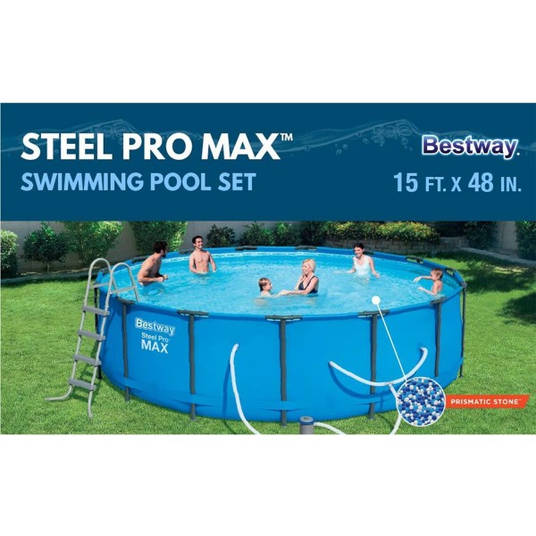 Bestway 197033 Steel Pro Pool, Blue