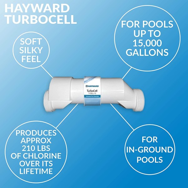 Hayward W3T-Cell-3 Pool Salt System, White