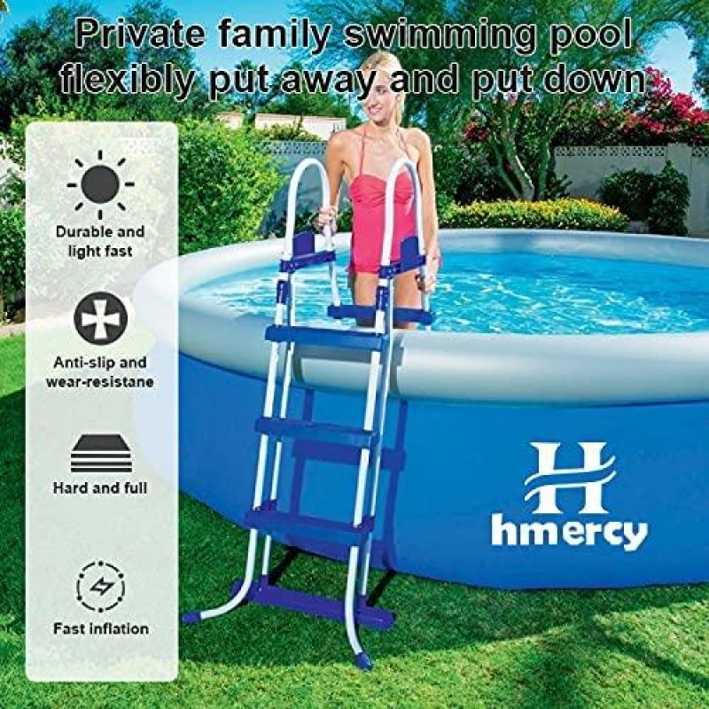 Swimming Pools Above Ground Pool 10 FT x 30 in Pool Above Ground Swimming Pool Easy Quick to Set Swimming Pools for Adults and Kids Pools for Backyard with Electric Pump 