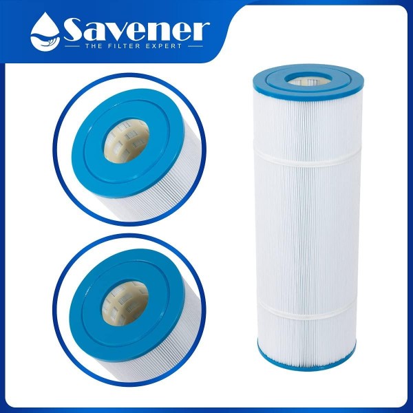 Savener SV-7483 Swimming Pool Replacement Filter Cartridge Hot Tub Filter Replaces for Unicel C-7483 81Sq.ft FC-1225 Hayward CX580RE PA81 Fits Hayward SwimClear C3025 C3030 4 Pack