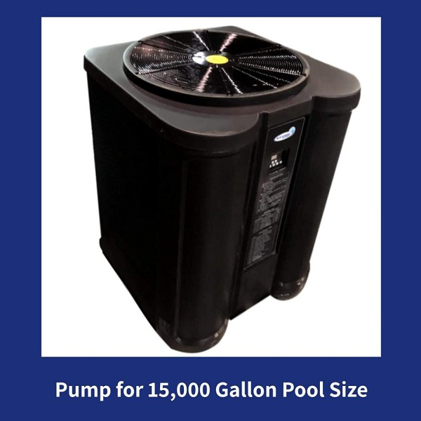 ComforTemp Swimming Heat Pump by Blue Torrent - 15,000 Gallon Pool Pump - 80,000 BTU