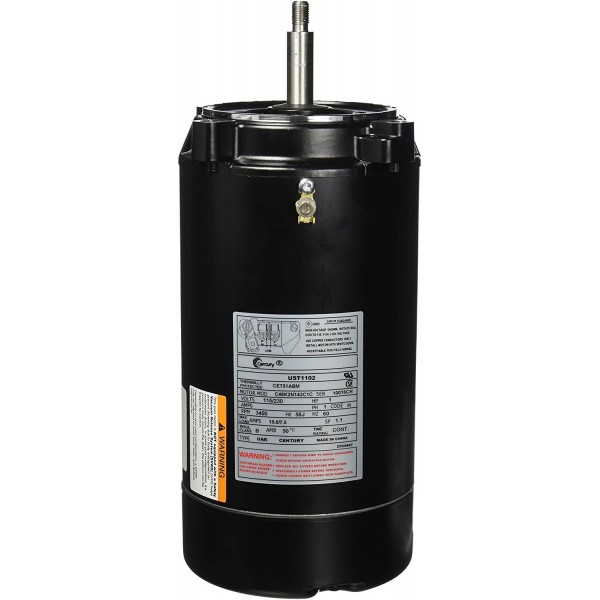 Century UST1102 1-Horsepower Up-Rated Round Flange Replacement Motor (Formerly A.O. Smith)