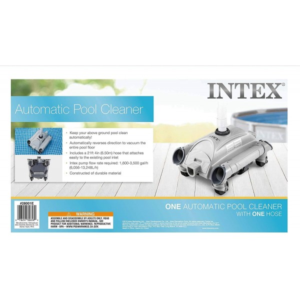 Intex Recreation Corp FBA_28001E Intex Auto Pool Cleaner, 1 Pack, Multi-Colored