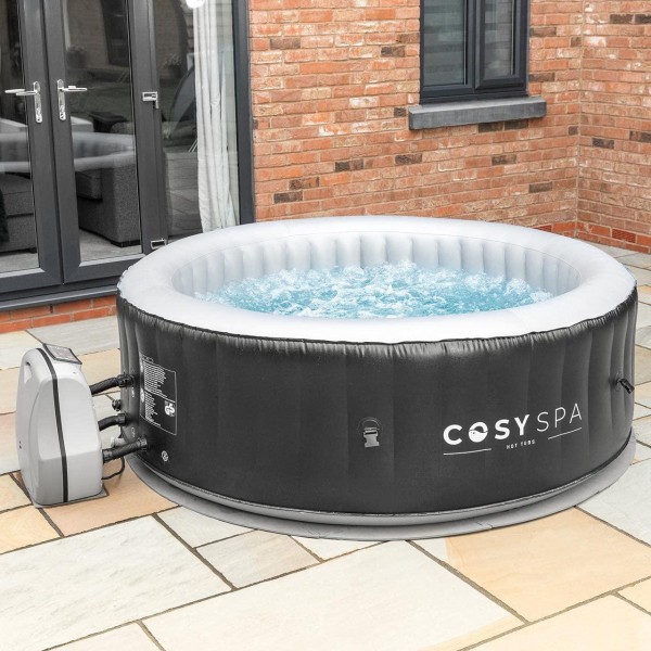 COSYSPA Inflatable Hot Tub Spa – Outdoor Bubble Hot Tub | 2-6 Person Capacity – Quick Heating Hot Tub | Inflatable Hot Tub | Outdoor Inflatable Hot Tub Spa (Hot Tub Only - 6 Person)