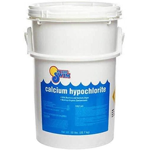 In The Swim Calcium Hypochlorite Chlorine Granular Pool Shock - 50 Pounds