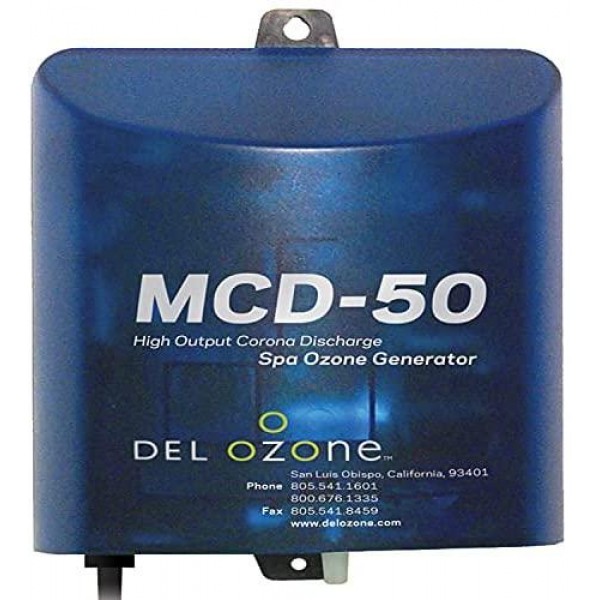 DEL Ozone MCD-50U-12 120-240V Ozone MCD-50 AMP High-Output Spa Ozonator