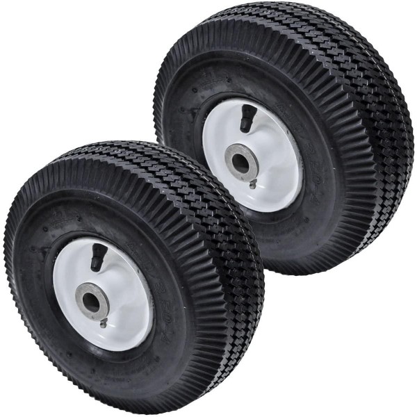 2PK Flat Free Front Wheel Tire for Toro Time Cutter Z 4.10/3.50-4 105-3471