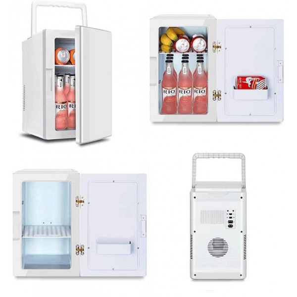 BJL Car refrigerator - 16L Car Refrigerator Portable Cold Box Mini Fridge Student Dormitory Refrigerator Travel Refrigerator Freezer Car Refrigerator