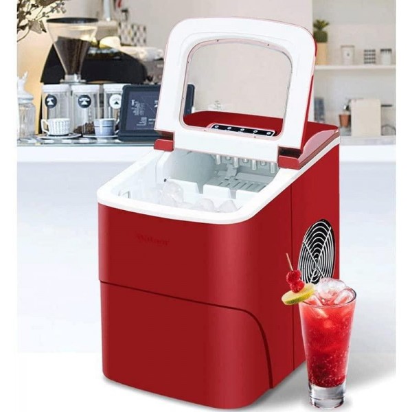 LYKYL Mini Automatic Electric Ice Making Machine Portable Bullet Round Block Ice Cube Maker Small Bar Coffee Shop