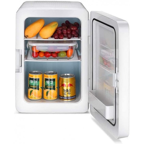 BJL Car Refrigerator-20L Mini Refrigerator Portable Student Dormitory Household Refrigerator Freezer Car Dual-use Refrigeration Small Refrigerator Car Refrigerator (Color : B)