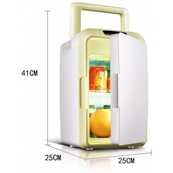 BJL Car Refrigerator-22L Mini Refrigerator Portable Car Home Dual-use Refrigerator Refrigerator Student Dormitory Single Small Hot and Cold Dual Function Car Refrigerator (Size : 25x25x41cm)