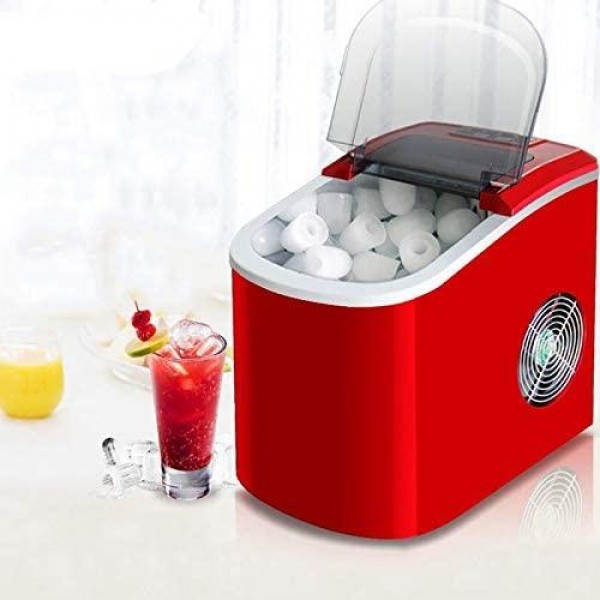 LYKYL Commercial Automatic Ice Cube Maker Household Portable Electric Bullet Round Ice Making Machine 15kg/24H Coffee Bar Shop