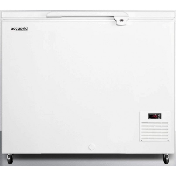 Summit Appliance EL21LT Commercial -45ºC Capable Laboratory Chest Freezer with 8.4 Cu.Ft Capacity, Digital Thermostat, Factory Installed Lock, Manual Defrost, Extra Thick Insulation and White Exterior
