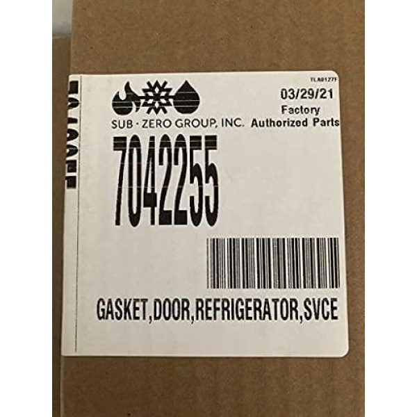 Sub Zero 532 590 632 690 695 7042255 + 7042272 Refrigerator + Freezer Gaskets | Genuine | Original Sub Zero Part | Made in the USA | OEM ORIGINAL PARTS | II