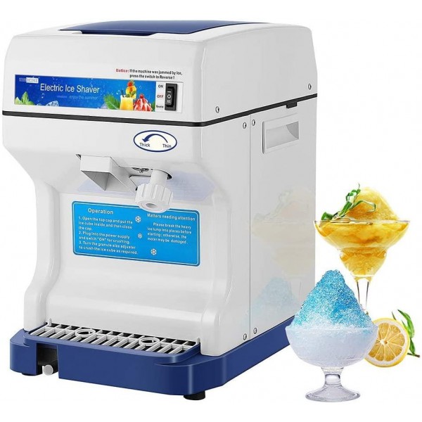VIVOHOME Electric Portable Compact Countertop Automatic Ice Cube Maker Machine 26lbs/day Light Green with Snow Cone Maker Machine