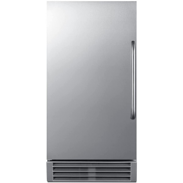 Summit Appliance BIM44GCSSADA Built-In Icemaker, ADA Compliant, 50 lb Production Capacity, Built-in Pump, Automatic Defrost, Touch Control Panel, Insulated Storage Bin, Interior Light