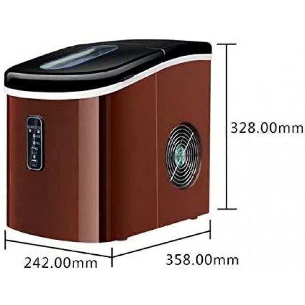 HSTFⓇ Ice Machine Desktop ice Machine | ice Cube Production in 6-13 Minutes | no Pipe Required | 2.2L Tank | Compact and Portable