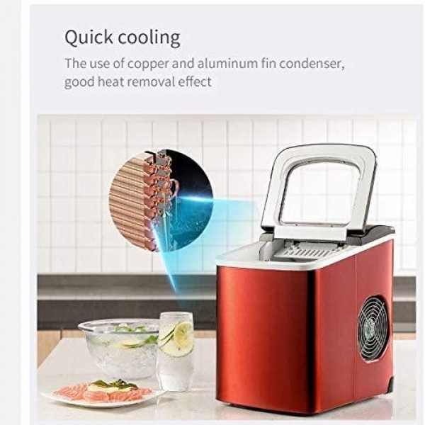 LYKYL Ice Maker Household Portable Electric Three Thickness Bullet Round Ice Making Machine For Coffee Bar Home Business