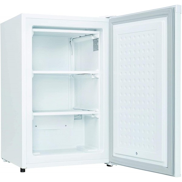 Danby DUFM032A3WDB-3 3.2 Cu.Ft. Garage Ready Upright Freezer with 2 Shelves and Scratch-Resistant Worktop