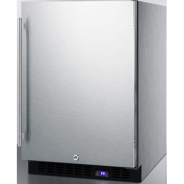 Summit SCFF53BCSS Under Counter Upright Freezer, Stainless-Steel