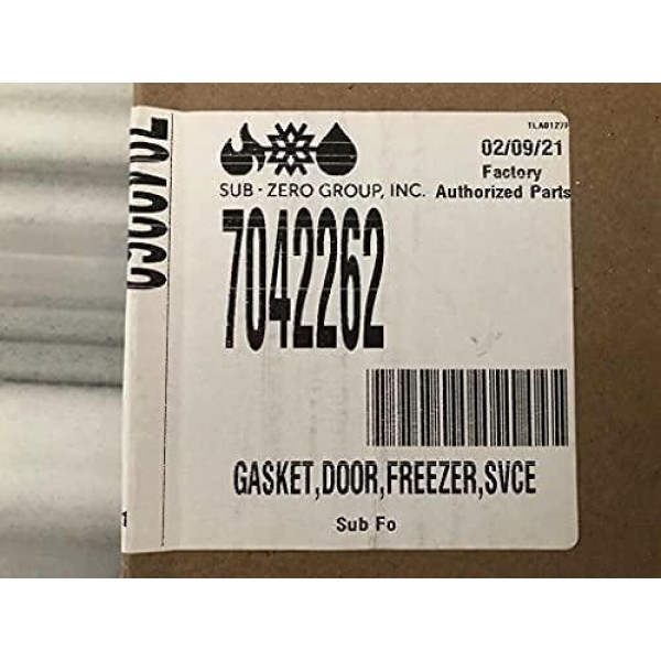 S Z Sub Zero 550 650 7042256 7042262 Refrigerator Freezer Door Gasket Genuine Original Sub Zero Part OEM Part Made in the USA II