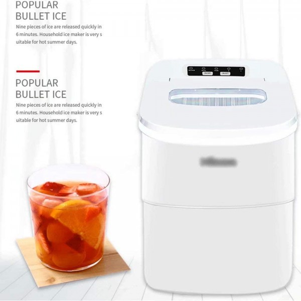 HSTFⓇ Ice Maker Machine Large 15kg Capacity 2L Tank | Ice Ready in 10 Minutes | No Plumbing Required