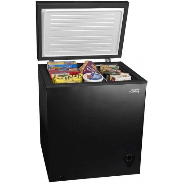 Arctic King 5 cu ft Chest Freezer for Your House, Garage, Basement, Apartment, Kitchen, Cabin, Lake House, Timeshare, or Business