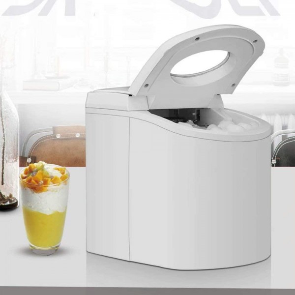 Ice Maker Machine, Portable Counter Top Electric Ice Machine, Silent & Easy Operation, 15Kg Ice in 24 Hours, 2.2 L Tank