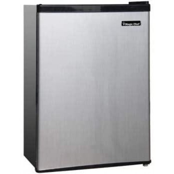 3.5 Cubic-ft. Refrigerator - Stainless Look