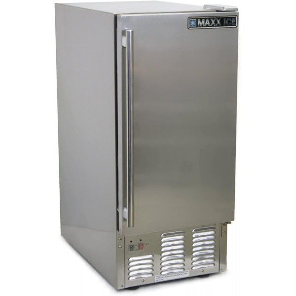 Maxx Ice MIM50-O Outdoor Self Contained Ice Maker, 50-Pound