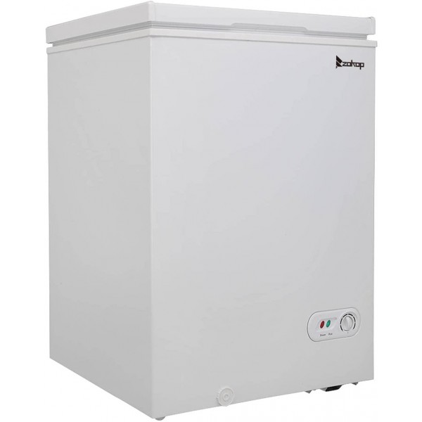 NC ZOKOP BD-100 AC115V/60Hz 100L/3.5CU.FT Single Door Horizontal Freezer White