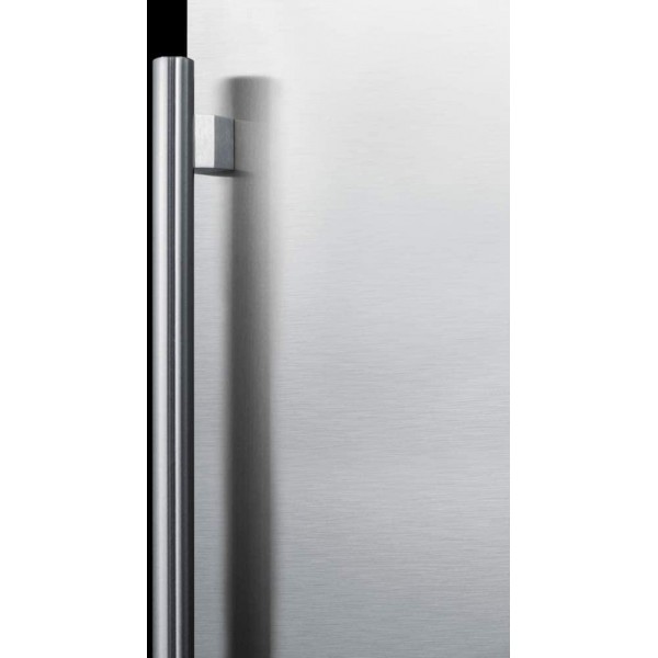 Summit Appliance AL55CSS Built-in Undercounter ADA Compliant All-refrigerator with Stainless Steel Door and Cabinet, Door Storage, Professional Handle, Interior Lighting, Lock and Digital Controls