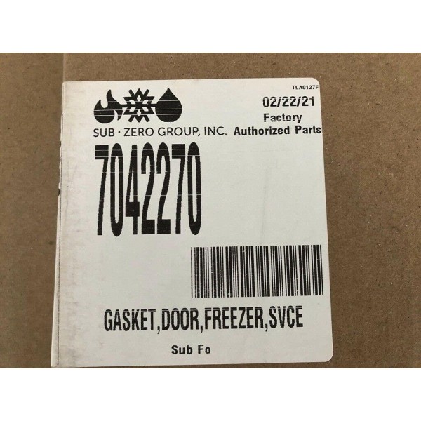 Sub Zero 561 661 7042267 + 7042270 Refrigerator + Freezer Door Gaskets | Original Sub Zero Part | Made in the USA