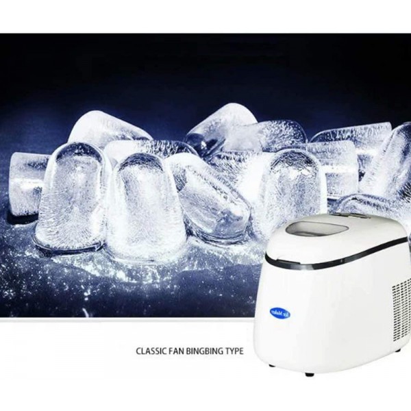 HSTFⓇ Ice Cube Maker Protable Ice Maker Machine for Home Use Makes Cubes in10-15 Minutes | Large 10KG Capacity Per Day