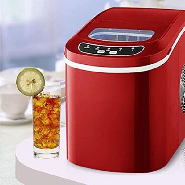 CDQYA Small Automatic Ice Maker Portable Desktop Automatic Ice Maker Bullet Ice Maker Essential for Milk Tea Shops