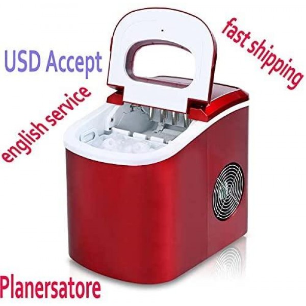 CDQYA Small Automatic Ice Maker Portable Desktop Automatic Ice Maker Bullet Ice Maker Essential for Milk Tea Shops