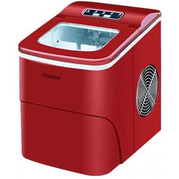 HSTFⓇ Ice Cube Machine • Ice Maker • 15kg / 24h • 105W • 2 Cube Sizes • 6-13min Prep Time •2L Tank • LCD Display • Self Cleaning