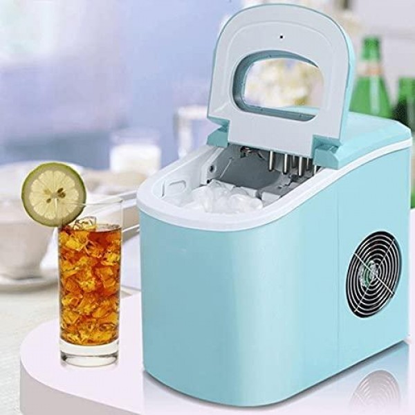 CDQYA Commercial Small Automatic Dormitory Student Round Ice Maker Mini Ice Making Machine Ice Cube Maker Machine